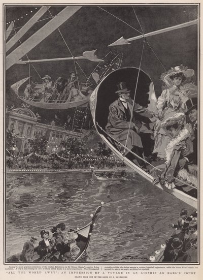 An Impression of a Voyage in an Airship at Earl
