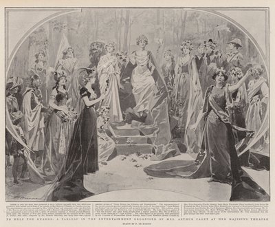 To Help the Guards, a Tableau in the Entertainment organised by Mrs Arthur Paget at her Majesty