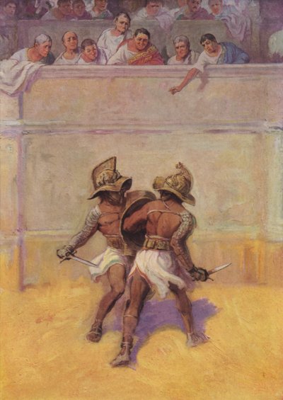 Frontispiece for The Last Days of Pompeii by Frederick Coffay Yohn