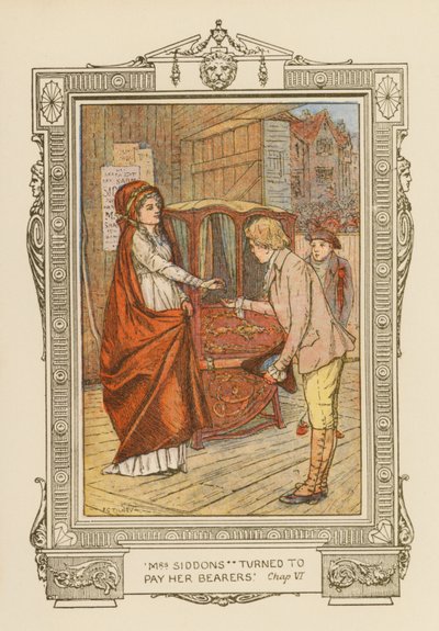 Mrs Siddons Turned to Pay Her Bearers by Frederick Colin Tilney