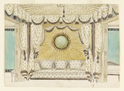 Design for Bed with Tented Alcove, probably for the Prince of Wales
