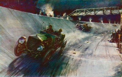 In 1907 S F Edge, driving the Napier single handed, succeeded in maintaining 60 mph for 24 hours, the first record on the new Brooklands track by Frederick Gordon (after) Crosby