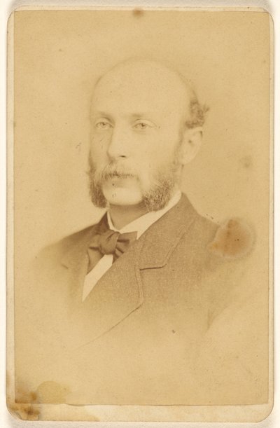 Unidentified Man with Moustache and Muttonchops by Frederick Gutekunst