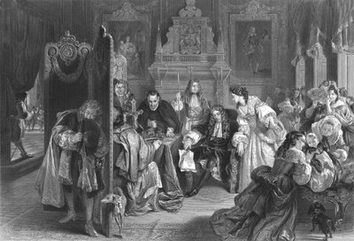 James II receiving news of the landing of the Prince of Orange by Frederick Heath
