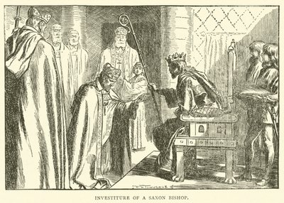 Investiture of a Saxon Bishop by Frederick Henry Townsend