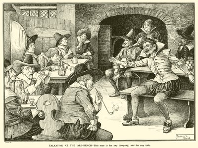 Talkative at the Ale-Bench by Frederick Hurten Rhead