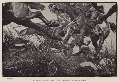 A charge of Lancers, from the Boer point of view by Frederick Judd Waugh