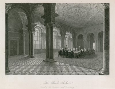 Bank of England, Parlour by Frederick Mackenzie