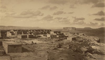 Enchanted Mesa, Acoma, New Mexico, 1900 by Frederick Monsen