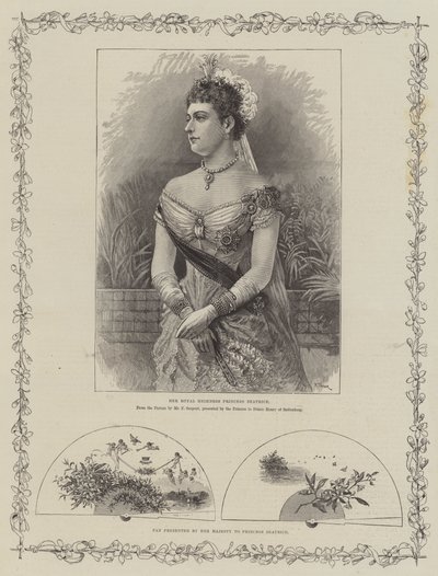 Royal Wedding of Princess Beatrice and Prince Henry of Battenberg by Frederick Sargent