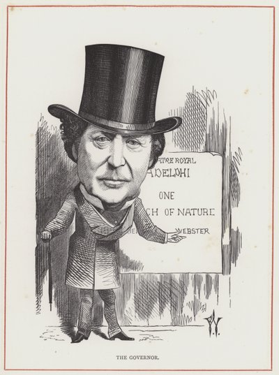 Benjamin Webster, actor by Frederick Waddy