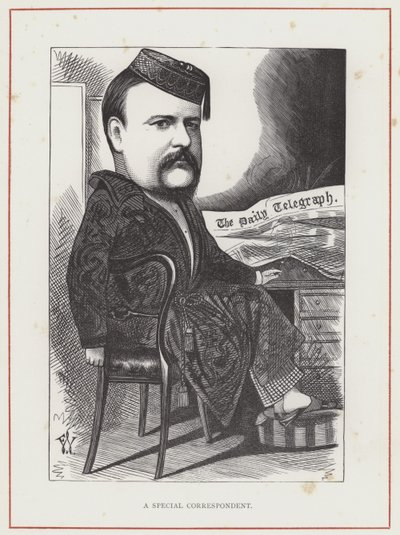 George Augustus Sala by Frederick Waddy