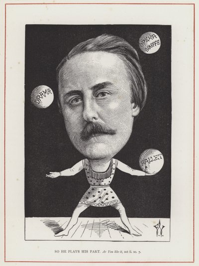 John Hollingshead by Frederick Waddy