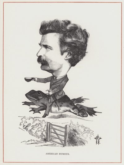 Mark Twain by Frederick Waddy