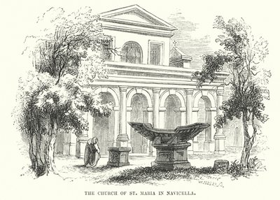 The Church of St Maria in Navicella by Frederick William Fairholt