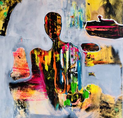 Colorful Abstract Figure by Fredrik Olsen