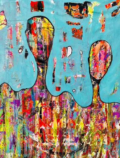 Colorful Abstract People by Fredrik Olsen