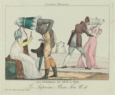 The Invisibles in Tête-à-Tête by French 19th Century