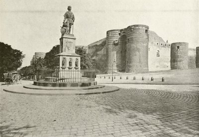 Angers, Statue of King Rene by French Photographer