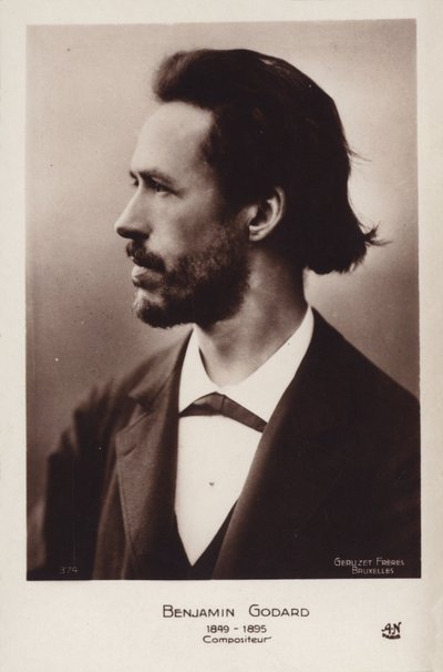 Benjamin Godard, French violinist and Romantic composer (1849-1895) by French Photographer