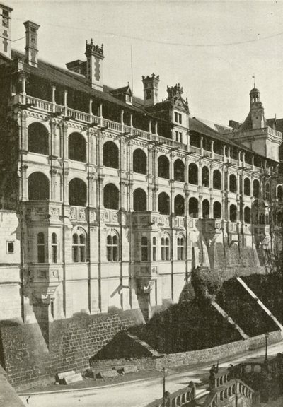 Blois, Facade of Francis I by French Photographer