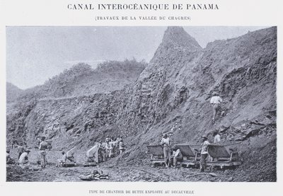 Interoceanic Canal of Panama, Works of the Chagres Valley by French Photographer