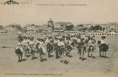 Donkey Rides on the Beach at Les Sables-d