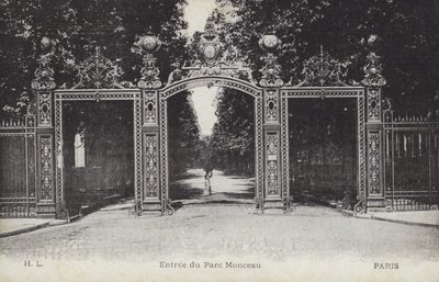 Entrance, Parc Monceau, Paris by French Photographer