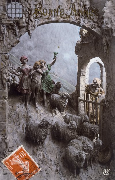 French postcard dated circa by French Photographer