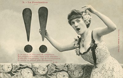 Girl with two exclamation marks by French Photographer