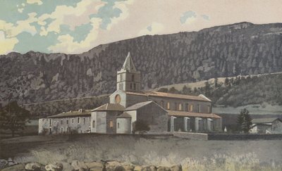 Leoncel, View of the Abbey, N E Side by French Photographer