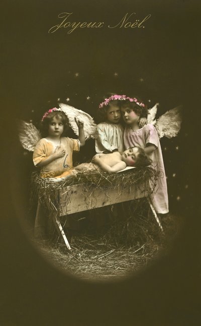 Nativity Christmas Card by French Photographer
