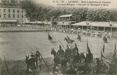 Parade at the Cavalry School in Saumur by French Photographer