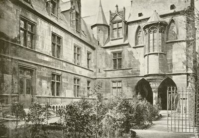 Paris, Courtyard of the Hotel Cluny by French Photographer
