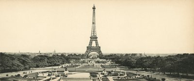 Eiffel Tower and Champ de Mars Gardens by French Photographer