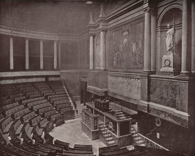 Paris: Legislative Hall, Chamber of Deputies by French Photographer