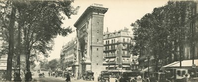 Perspective of the Great Boulevards, St-Denis Gate by French Photographer