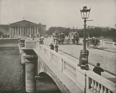 Paris: Pont de la Concorde and Chamber of Deputies by French Photographer