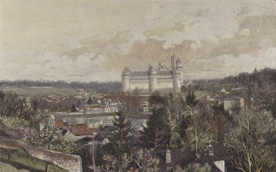 Pierrefonds, General View from the Rock by French Photographer
