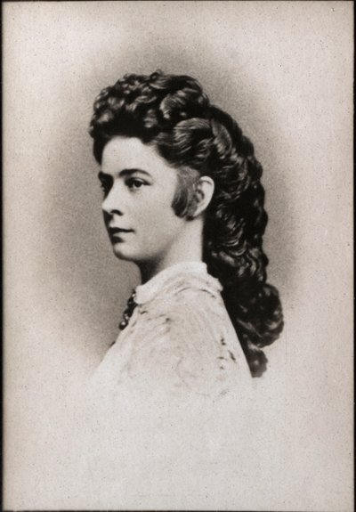 Portrait of Elisabeth of Austria Called Sissi (1837-1898), Empress of Austria and Queen Consort of Hungary by French Photographer