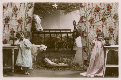 Postcard featuring telephone by French Photographer