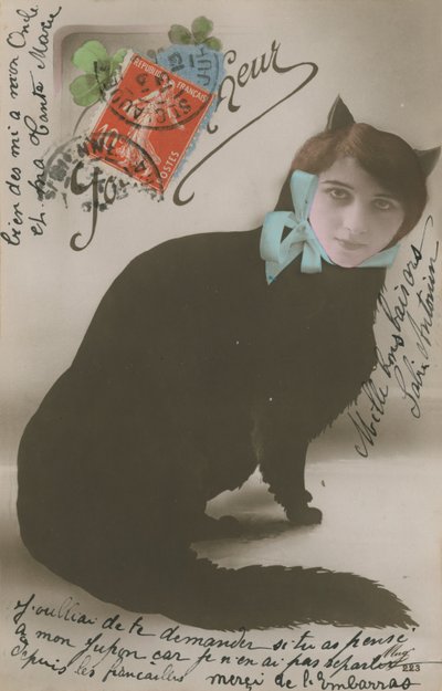 Cat with a Woman