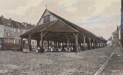 Rethel, Old Wooden Hall by French Photographer