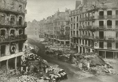 Rue De Rivoli, Paris, after the week which ended the Commune by French Photographer