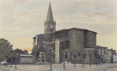 Saint-Paulien, Church, SE View by French Photographer
