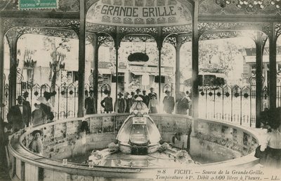 Source of the Grand Grille spring in Vichy by French Photographer