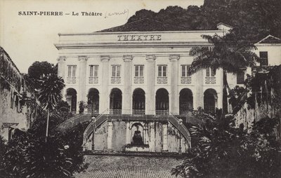 Theatre, Saint Pierre, Martinique by French Photographer