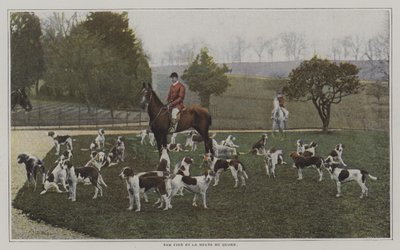 Tom Firr and the Hounds of the Quorn Hunt, Leicestershire by French Photographer