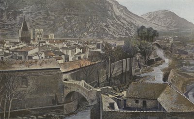 Villefranche-de-Conflent, General View by French Photographer