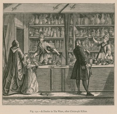A Dealer in Tin Ware, after Christoph Killian by French School